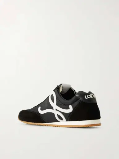 Loewe Ballet Runner 2.0 Logo-appliquéd Leather, Shell And Suede Sneakers | Thumbnail 3 Loewe Ballet Runner 2.0 Logo-appliquéd Leather, Shell And Suede Sneakers | Thumbnail 3
