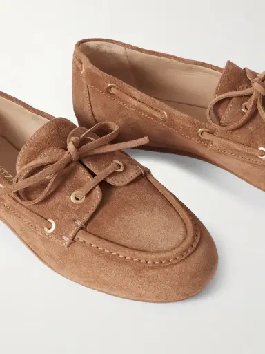 Stuart Weitzman Tinsley Suede Loafers | Thumbnail 4 Stuart Weitzman Tinsley Suede Loafers | Thumbnail 4