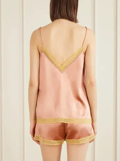 Eres Instant Lace-trimmed Silk-satin Camisole | Thumbnail 3
