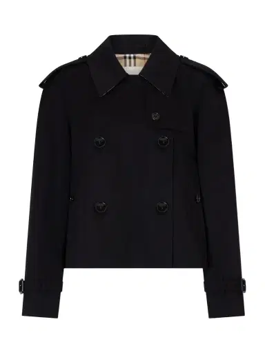 Burberry Double-breasted Cotton-gabardine Jacket | Thumbnail 1 Burberry Double-breasted Cotton-gabardine Jacket | Thumbnail 1