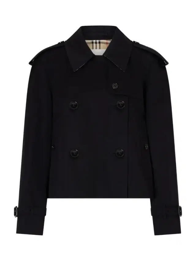 Double-breasted Cotton-gabardine Jacket