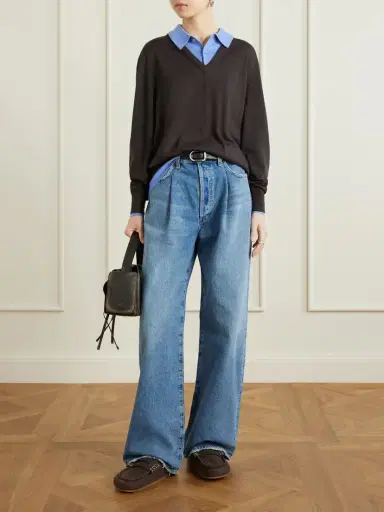 Acne Studios Layered Wool Polo Sweater | Thumbnail 2 Acne Studios Layered Wool Polo Sweater | Thumbnail 2