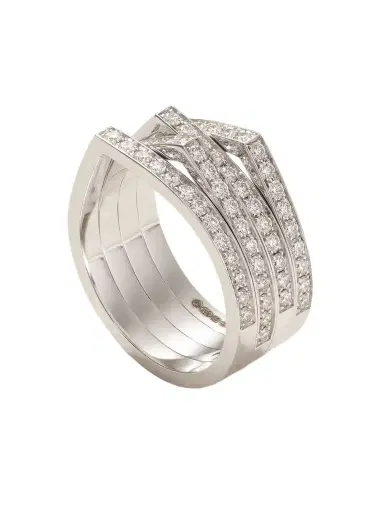 Repossi Antifer 18-karat White Gold Diamond Ring | Thumbnail 1 Repossi Antifer 18-karat White Gold Diamond Ring | Thumbnail 1