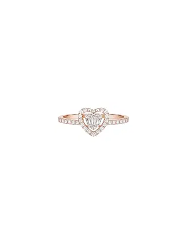 Wish Fine Jewelry 0.28ct Diamond 18K Gold Heart Ring | Thumbnail 1 Wish Fine Jewelry 0.28ct Diamond 18K Gold Heart Ring | Thumbnail 1