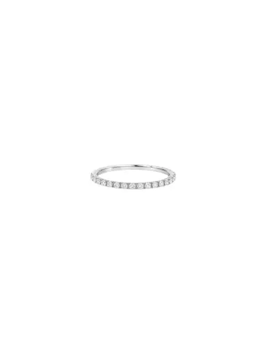 Wish Fine Jewelry 0.85ct Diamond 18K Gold Eternity Band Ring | Thumbnail 2 Wish Fine Jewelry 0.85ct Diamond 18K Gold Eternity Band Ring | Thumbnail 2