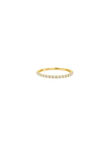 Wish Fine Jewelry 0.85ct Diamond 18K Gold Eternity Band Ring | Thumbnail 1 Wish Fine Jewelry 0.85ct Diamond 18K Gold Eternity Band Ring | Thumbnail 1