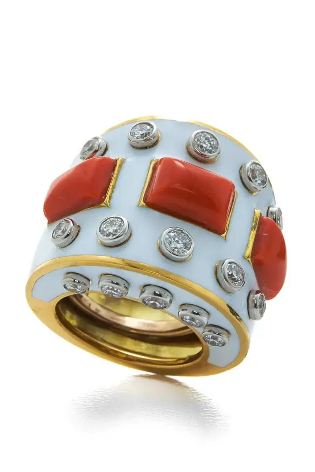 Coral Bastille Ring