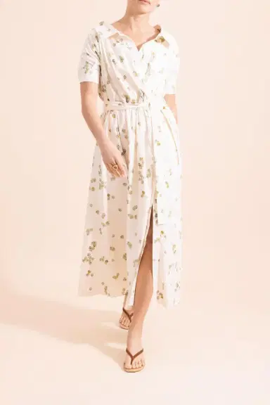 Altuzarra Lydia Dress - Ivory Allover Petals | Thumbnail 2
