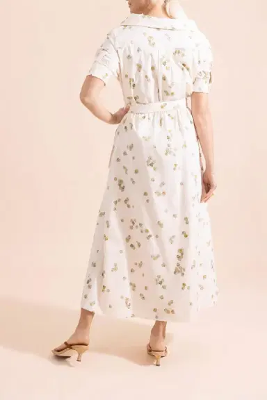 Altuzarra Lydia Dress - Ivory Allover Petals | Thumbnail 4
