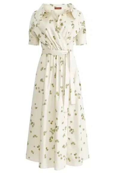 Altuzarra Lydia Dress - Ivory Allover Petals | Thumbnail 1