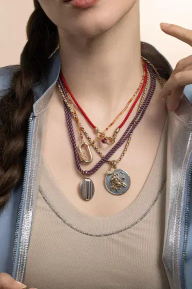 Marla Aaron Orange Agate Itty Bitty Strand Necklace | Thumbnail 4