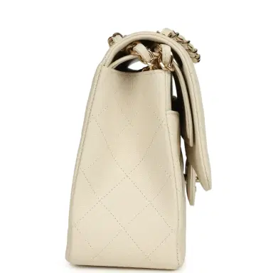 Chanel Chanel Jumbo Classic Double Flap Bag Cream Caviar Gold Hardware | Thumbnail 3 Chanel Chanel Jumbo Classic Double Flap Bag Cream Caviar Gold Hardware | Thumbnail 3