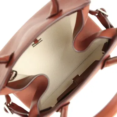 The Row The Row Soft Margaux 10 Bag New Burgundy Saddle Leather Silver Hardware | Thumbnail 9 The Row The Row Soft Margaux 10 Bag New Burgundy Saddle Leather Silver Hardware | Thumbnail 9