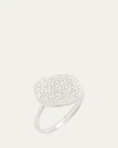 Ippolita Medium Flower Disc Ring in Sterling Silver with Diamonds | Thumbnail 3