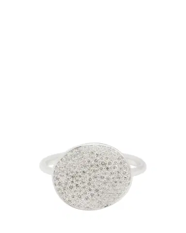 Ippolita Medium Flower Disc Ring in Sterling Silver with Diamonds | Thumbnail 1