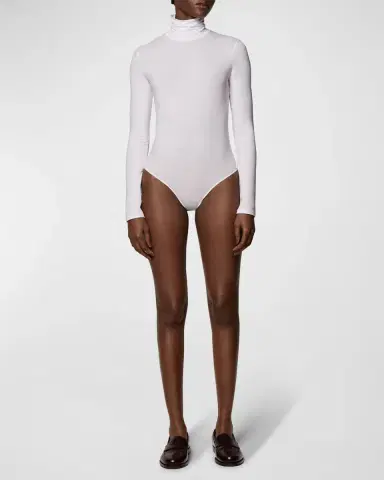 Another Tomorrow Turtleneck Bodysuit | Thumbnail 5 Another Tomorrow Turtleneck Bodysuit | Thumbnail 5