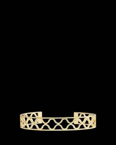 L. Klein Giulia 18K Yellow Gold Cuff Bracelet | Thumbnail 2