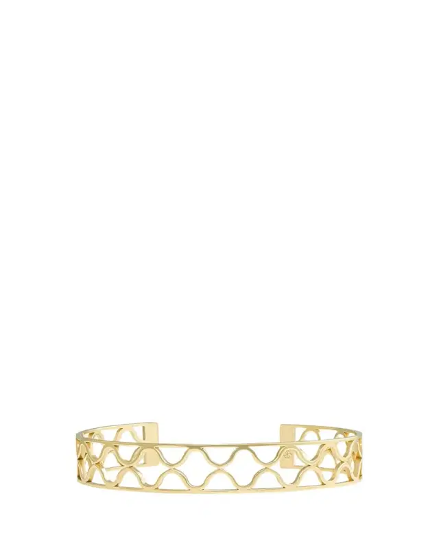 L. Klein Giulia 18K Yellow Gold Cuff Bracelet