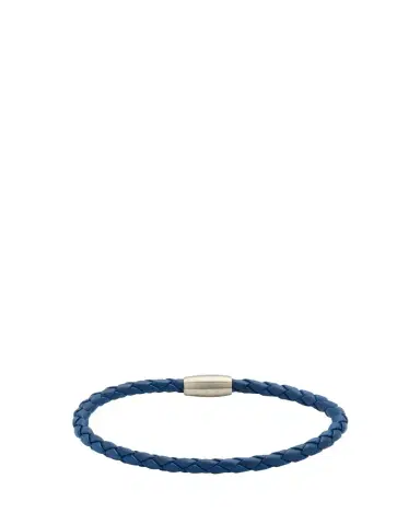 Jan Leslie Men's Woven Leather Bracelet | Thumbnail 1 Jan Leslie Men's Woven Leather Bracelet | Thumbnail 1
