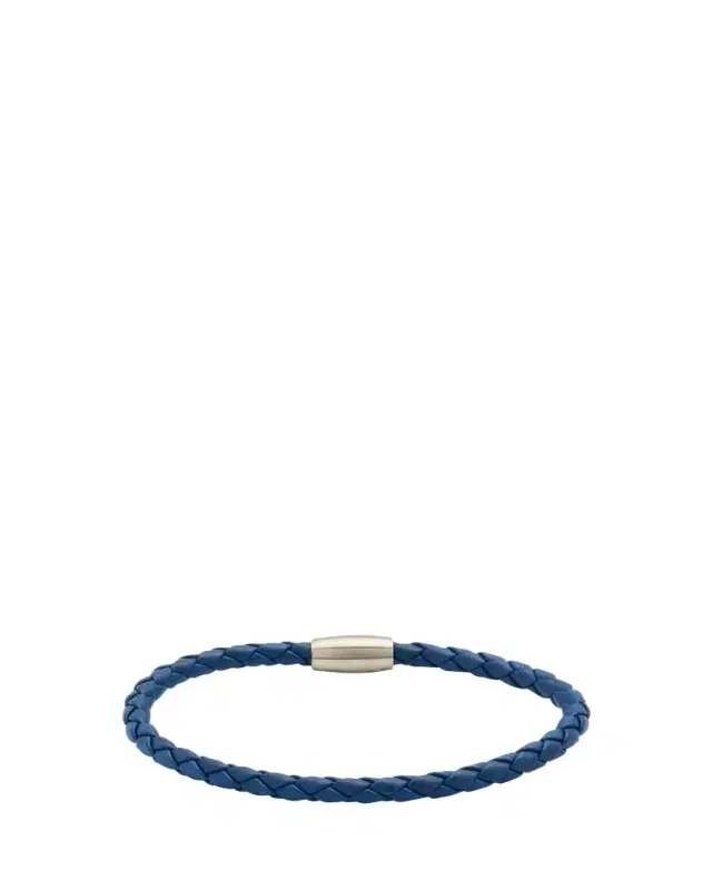 Jan Leslie Men's Woven Leather Bracelet