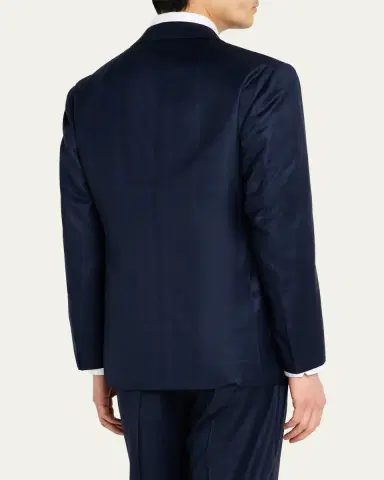 Cesare Attolini Men's Plaid Wool-Silk Suit | Thumbnail 2