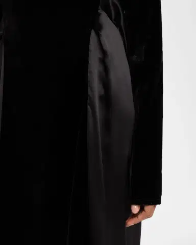 Lanvin Benitier Open-Back Velvet Maxi Dress | Thumbnail 9
