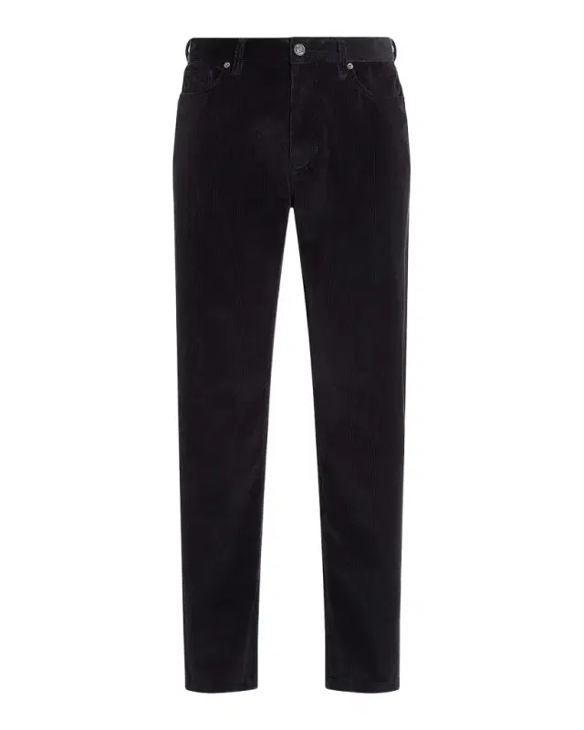 ZEGNA Men 's Dark Gray Corduroy Straight-Leg Jeans
