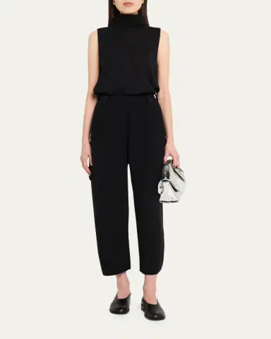 Lisa Yang Azaria Cashmere Barrel-Leg Ankle Cargo Trousers | Thumbnail 2 Lisa Yang Azaria Cashmere Barrel-Leg Ankle Cargo Trousers | Thumbnail 2
