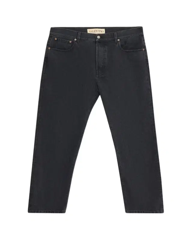 Men's Grey Denim Straight Leg Jeans