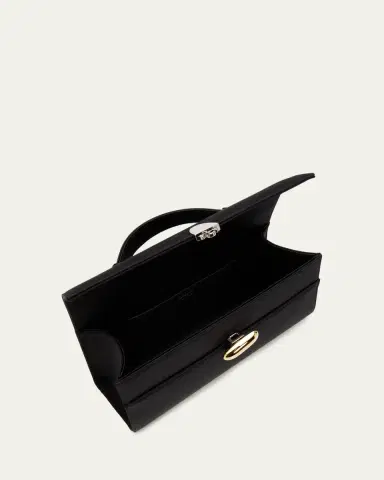 Savette Symmetry Satin Pochette Top-Handle Bag | Thumbnail 4 Savette Symmetry Satin Pochette Top-Handle Bag | Thumbnail 4