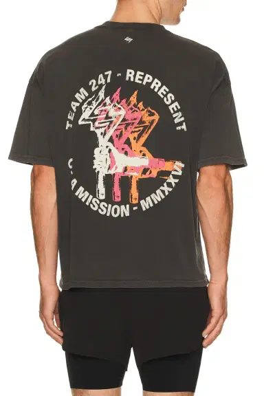 247 Torch Crop Tee | Thumbnail 3 247 Torch Crop Tee | Thumbnail 3