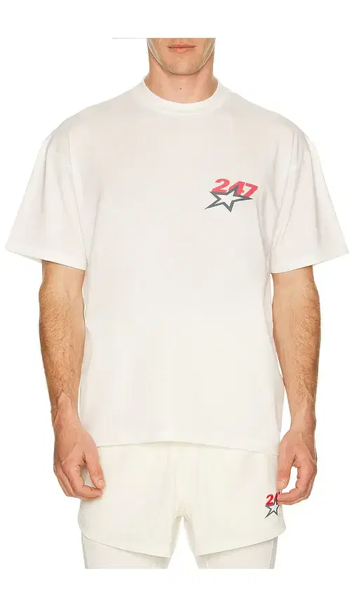 247 Team 247 Star Print Oversized T-Shirt