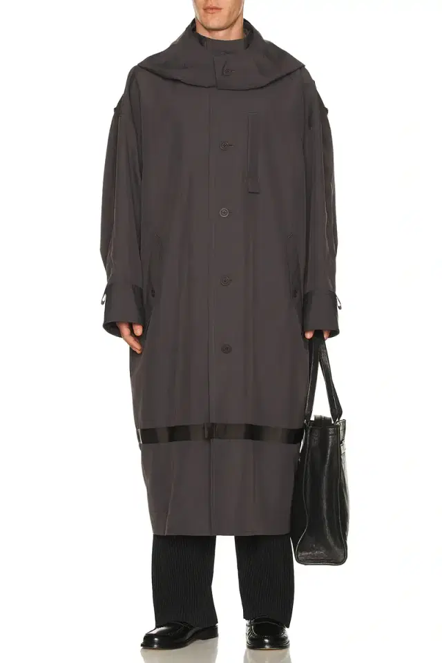 Homme Plisse Issey Miyake Carrier Carried Coat