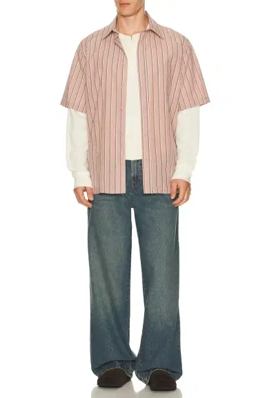 Simkhai Deacon Short Sleeve Oversized Shirt | Thumbnail 5