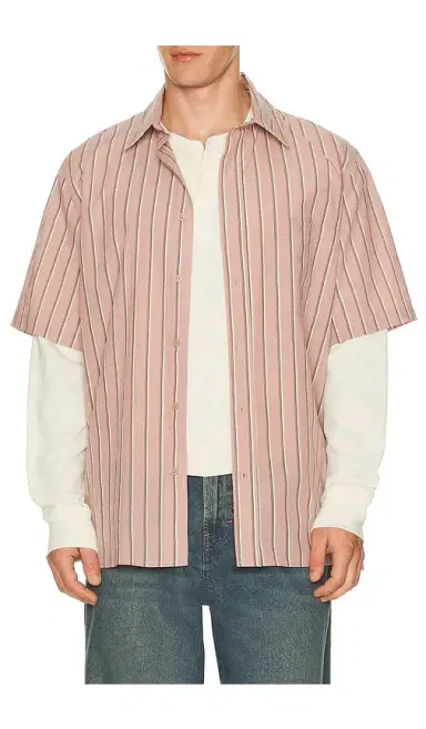 Simkhai Deacon Short Sleeve Oversized Shirt | Thumbnail 1