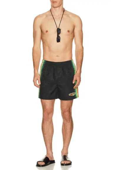 Casablanca Monogram Swim Shorts | Thumbnail 5 Casablanca Monogram Swim Shorts | Thumbnail 5
