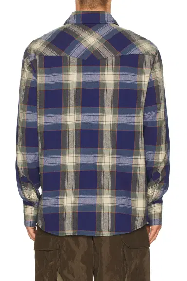 Visvim Four Corners Check Long Sleeve Shirt | Thumbnail 2