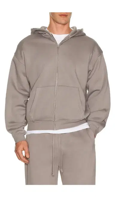 Skims Relaxed Zip Up Hoodie | Thumbnail 1