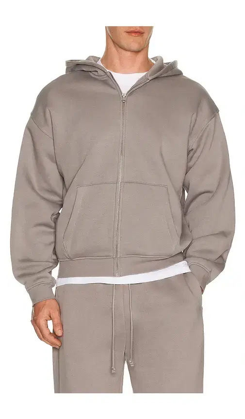 Skims Relaxed Zip Up Hoodie