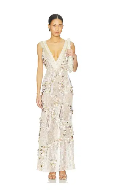 PatBO Seashell Embroidery Gown | Thumbnail 1 PatBO Seashell Embroidery Gown | Thumbnail 1