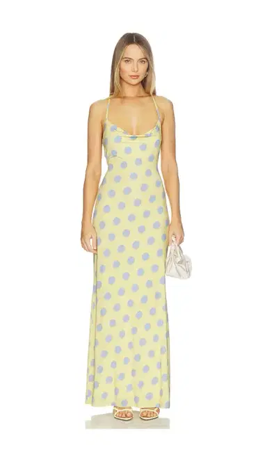 AFRM Kim Dress & Hair Wrap Set | Thumbnail 2