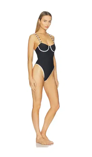Saudade Black Serenity One Piece Bikini | Thumbnail 2
