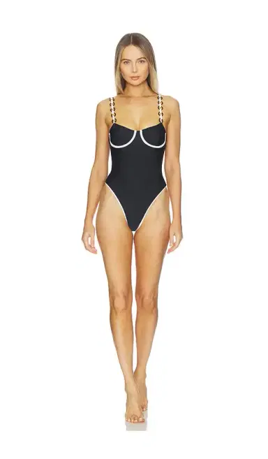 Saudade Black Serenity One Piece Bikini | Thumbnail 1