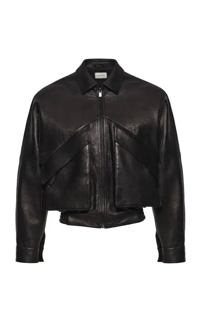 Magda Butrym Sheep Leather Bomber Jacket