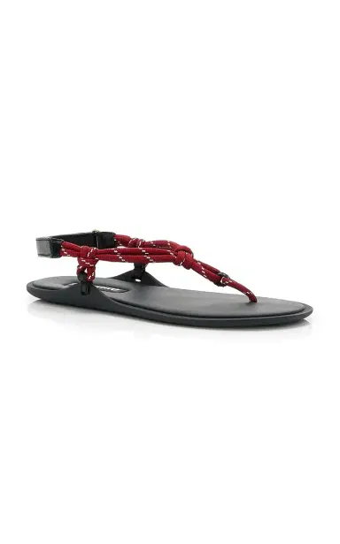 Miu Miu Rope Sandals | Thumbnail 4 Miu Miu Rope Sandals | Thumbnail 4