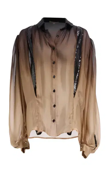 Elie Saab Ombré Chiffon Shirt | Thumbnail 1