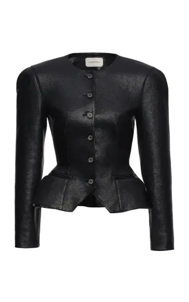 Magda Butrym Structured Sheep Leather Jacket | Thumbnail 1