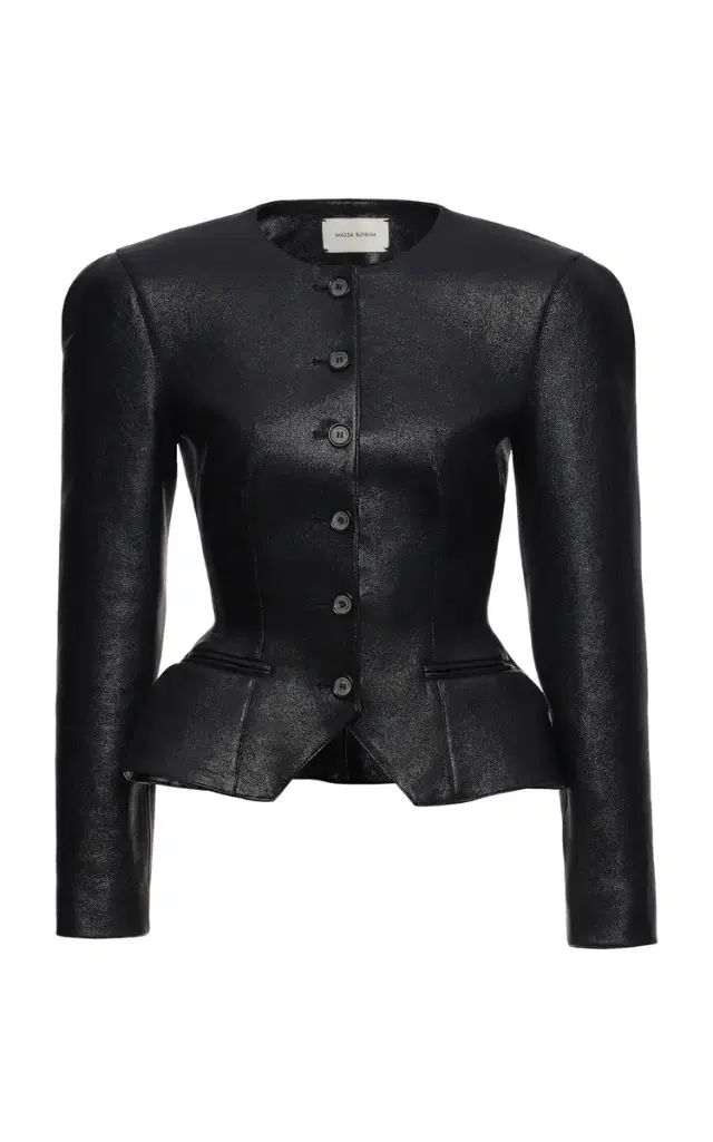 Magda Butrym Structured Sheep Leather Jacket