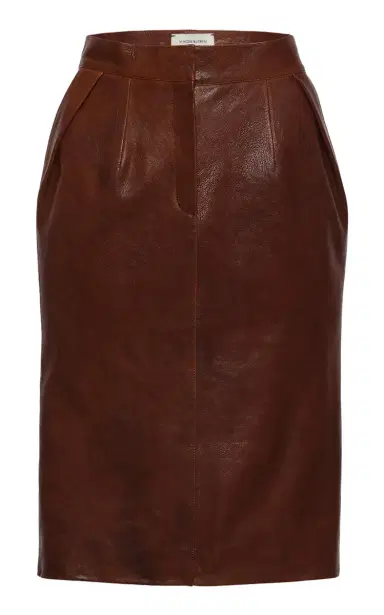 Magda Butrym Leather Pencil Skirt | Thumbnail 6 Magda Butrym Leather Pencil Skirt | Thumbnail 6