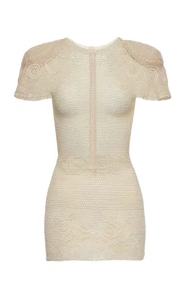 Magda Butrym Cotton Crochet Mini Dress | Thumbnail 6 Magda Butrym Cotton Crochet Mini Dress | Thumbnail 6